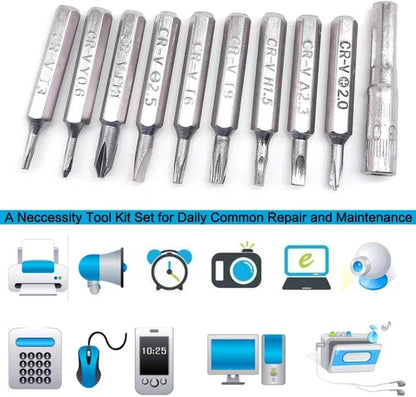 115 in 1 Multipurpose Compact Size Screwdriver & Wrench Set | For Home Appliance ,Laptop, Mobile ,Computer