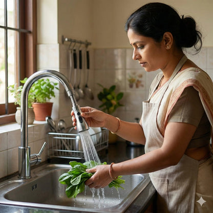 Flexible Tap Extension | Rotate, Rinse & Save Water | Easy Fit for Every Sink