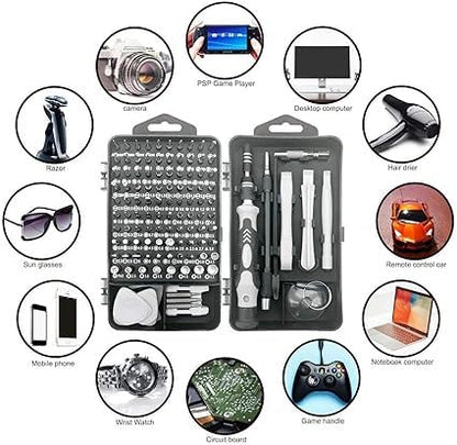115 in 1 Multipurpose Compact Size Screwdriver & Wrench Set | For Home Appliance ,Laptop, Mobile ,Computer