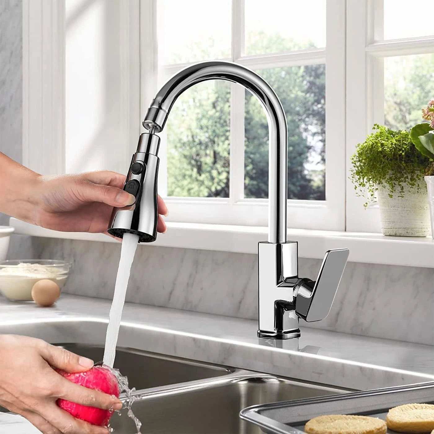 Flexible Tap Extension | Rotate, Rinse & Save Water | Easy Fit for Every Sink