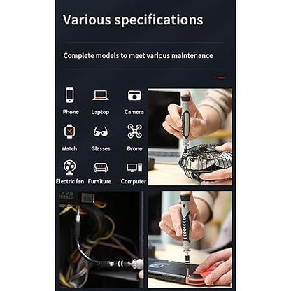 115 in 1 Multipurpose Compact Size Screwdriver & Wrench Set | For Home Appliance ,Laptop, Mobile ,Computer